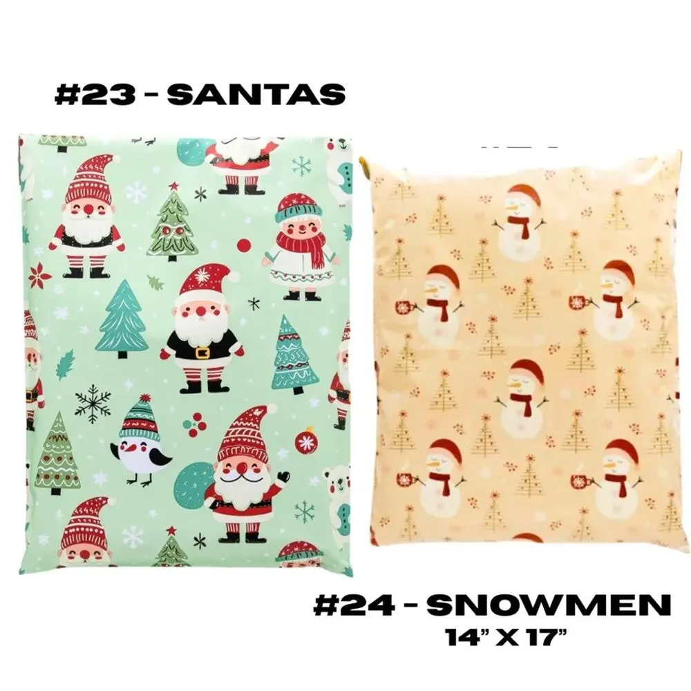 30 Colorful Poly Mailers Pack ~ Choose Your Prints